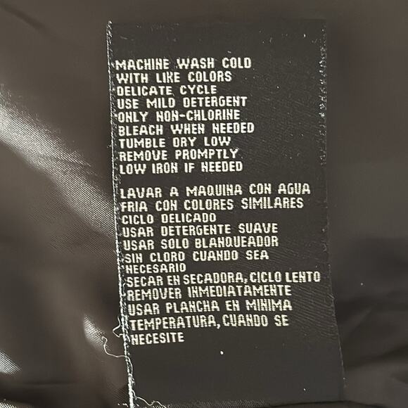 International Details | Faux Animal Print Fur Lined Coat Size M - Picture 8 of 10